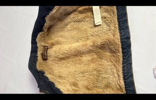 Chaqueta vaquera niño forro peludo