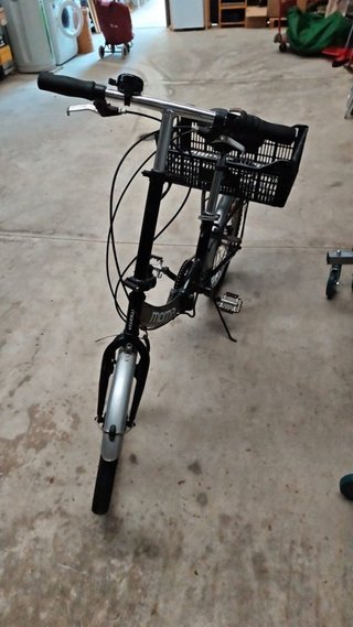 Bicicleta Moma Plegable Negra