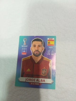 Cromos Jordi Alba Mundial 2022 ESP