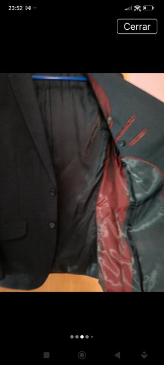 Traje de chaqueta hombre negro