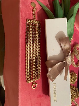 Bracciale catena placcato oro