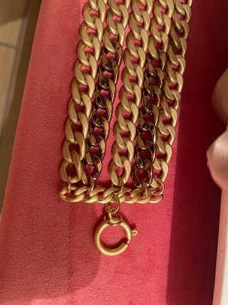 Bracciale catena placcato oro