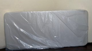 Base tapizada tejido 3D blanco 200x90