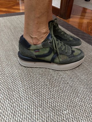 Zapatillas Geox Verde Camuflaje