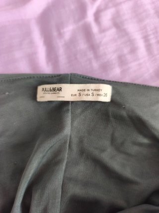 Vestido Pull&Bear verde S