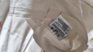 Pantalón vaquero blanco