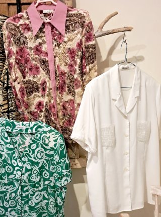 Lote 6 Blusas Vintage T/L-XL