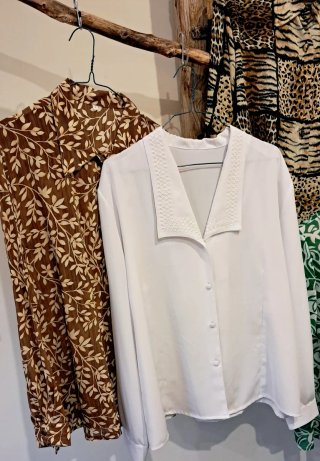 Lote 6 Blusas Vintage T/L-XL