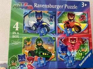 4 Puzzles Ravensburger PJ MASKS +3 años