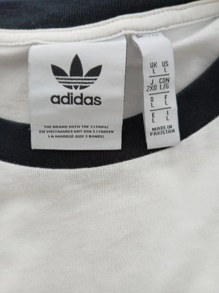 Camiseta Adidas Originals Blanca. Talla L