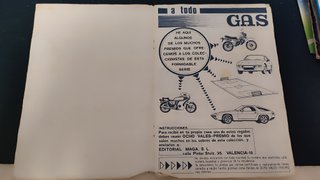 Álbum de cromos A TODO GAS