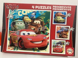 4 Puzzles Disney Pixar Cars