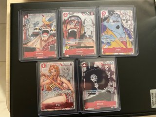 Confezione da 5 carte One Piece TCG Manga