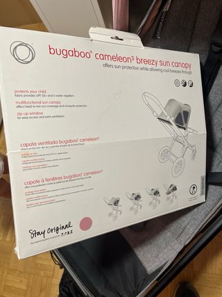 Carro Bugaboo Camaleon 3 Negro