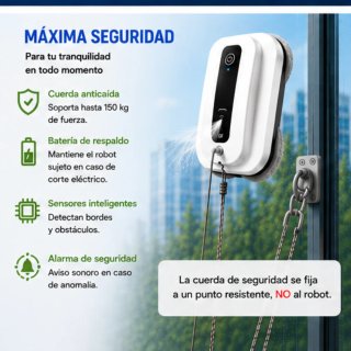 Robot Limpiacristales Automático 5600Pa