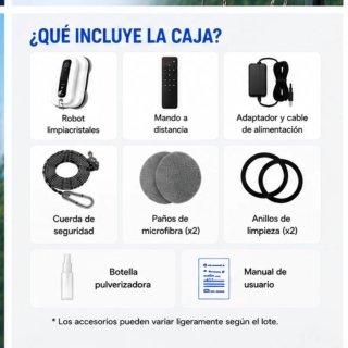 Robot Limpiacristales Automático 5600Pa