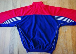 Chaqueta Adidas Vintage Roja y Azul