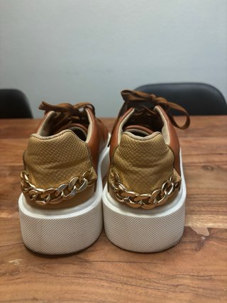 Zapatillas plataforma marrón T40