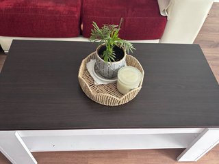Mesa de centro elevable madera y metal