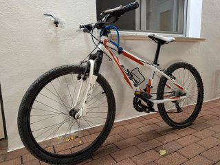 Bicicleta BH Peak 24' Blanca y Roja