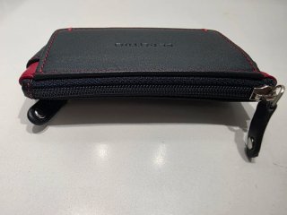 Monedero Piel Unisex El Potro Azul/Rojo