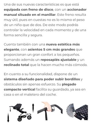 Silla Gemelar Mountain Buggy Duet 3.2