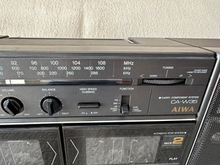 Aiwa CA-W35 Radio Cassette Vintage Doble Pletina