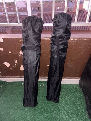 2 Silla de camping plegable negra