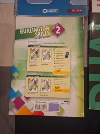 Libros de primero y segundo de bachillerato