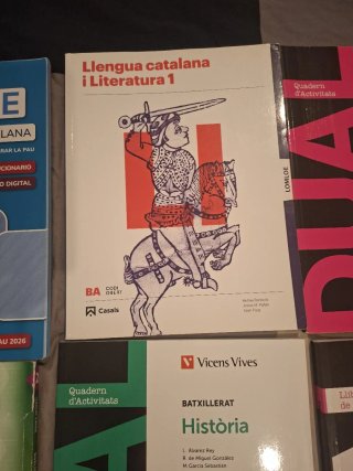 Libros de primero y segundo de bachillerato