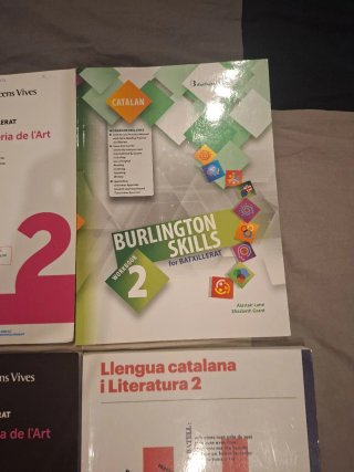 Libros de primero y segundo de bachillerato