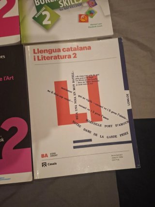 Libros de primero y segundo de bachillerato