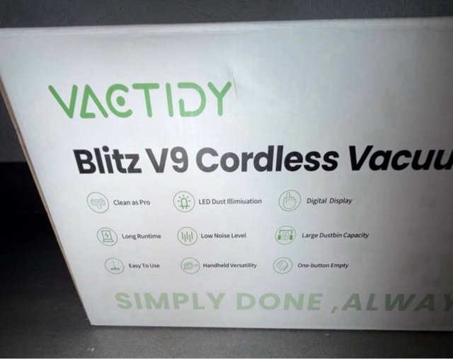 Aspiradora VACTIDY V9 Manual