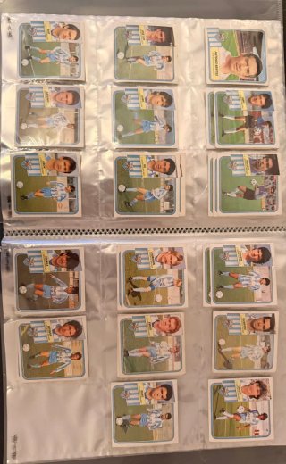 Málaga CF Plantilla 89-90 Cromos Fútbol