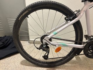 Bicicleta Rockrider ST100 Blanca