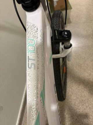 Bicicleta Rockrider ST100 Blanca