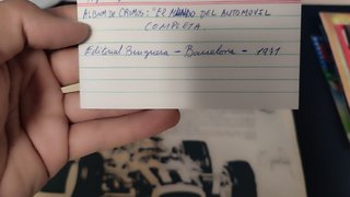 Álbum de cromos El Mundo del Automóvil