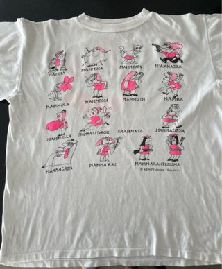 Maglietta Vintage KENPY Zap Line “Le mamme”-Unisex