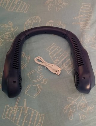Ventilatore da collo portatile, 5 velocità