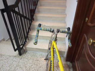 Bicicleta Carretera Battaglin Clásica Amarilla