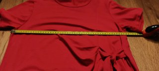 Camiseta roja mujer talla única