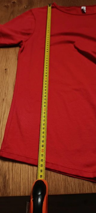 Camiseta roja mujer talla única