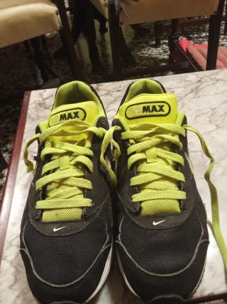 Zapatillas Nike Air Max Hombre Negras y Verdes