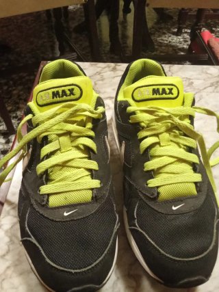 Zapatillas Nike Air Max Hombre Negras y Verdes