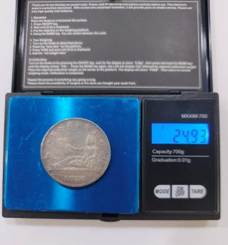 5 Pesetas Plata 1870 Gobierno Provisional