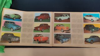 Album Cromos Antiguo Auto Color Coches