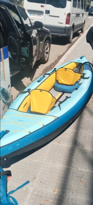 Kayak Hinchable Decathlon Tribord 1-2 Plazas