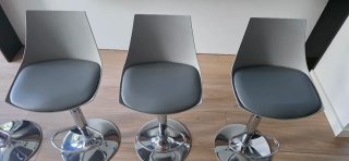 4 Taburetes Altos Diseño Moderno