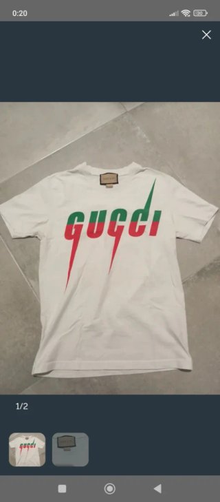 Camiseta Gucci  Blade original