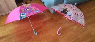 Paraguas infantiles Furby y Frozen